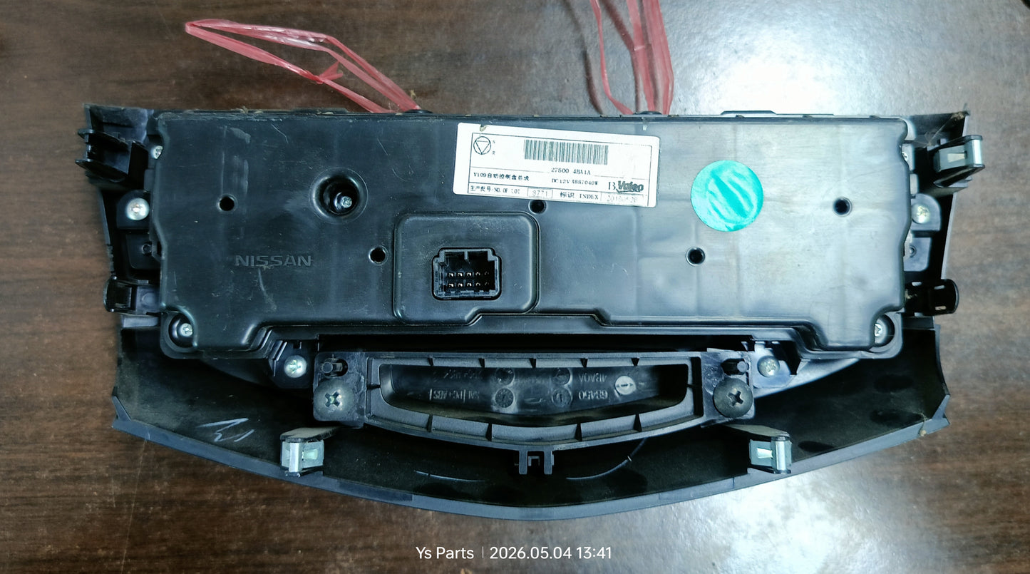 NISSAN X-TRAIL AIRCOND SWITCH PANEL (27500-4BA1A)