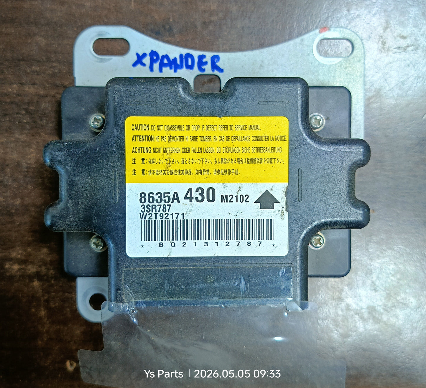 MITSUBISHI XPANDER AIRBAG ECU (8635A430)