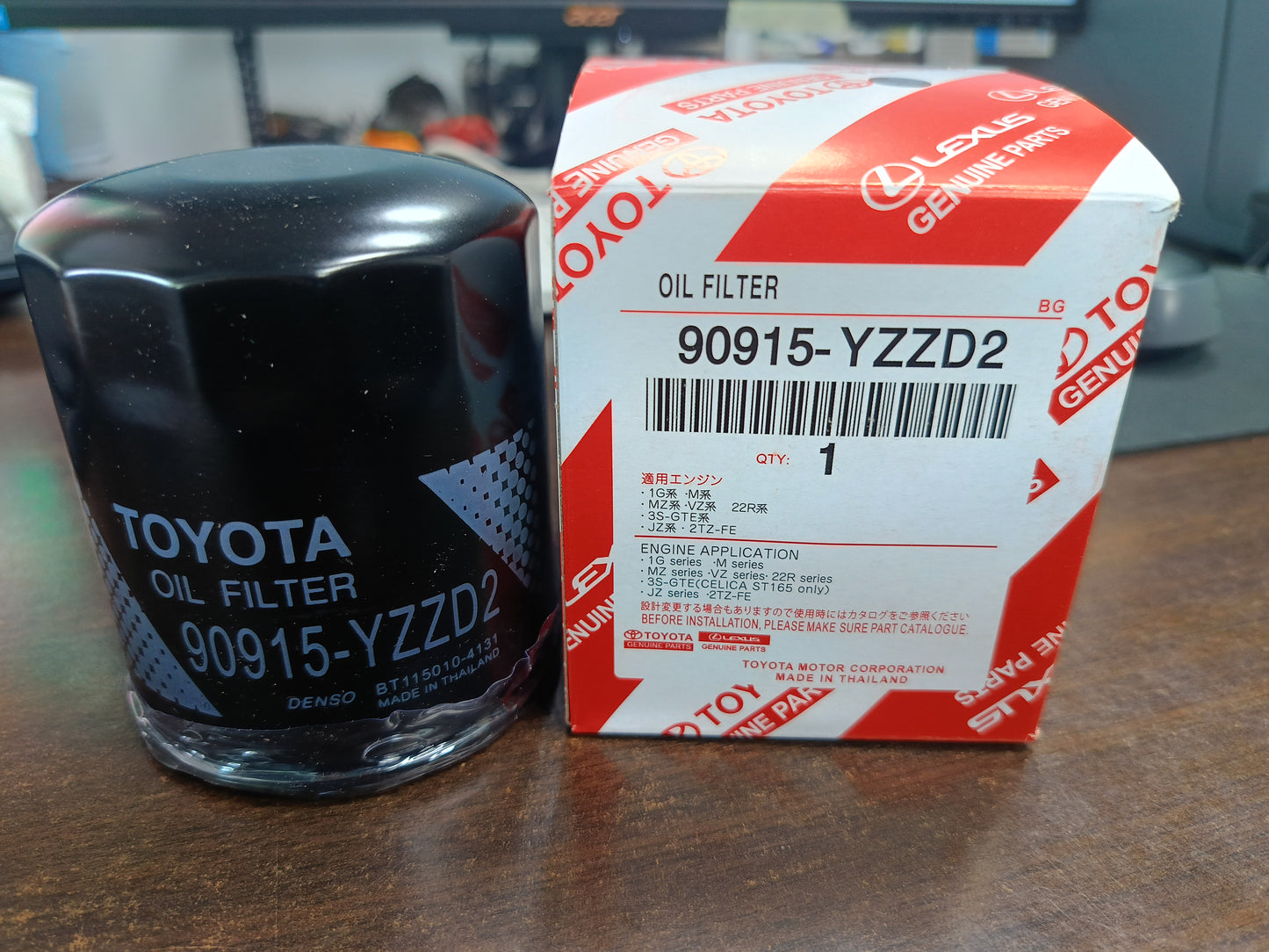 TOYOTA HILUX VIGO (KUN25) 2005 OIL FILTER (90915-YZZD2) (NEW)