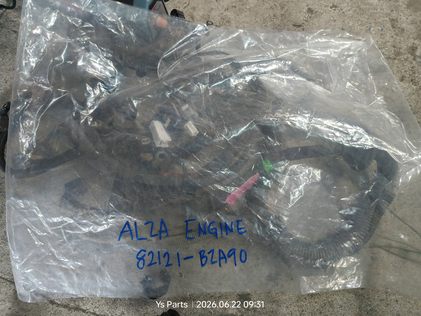 PERODUA ALZA ENGINE WIRING (82121-BZA90)