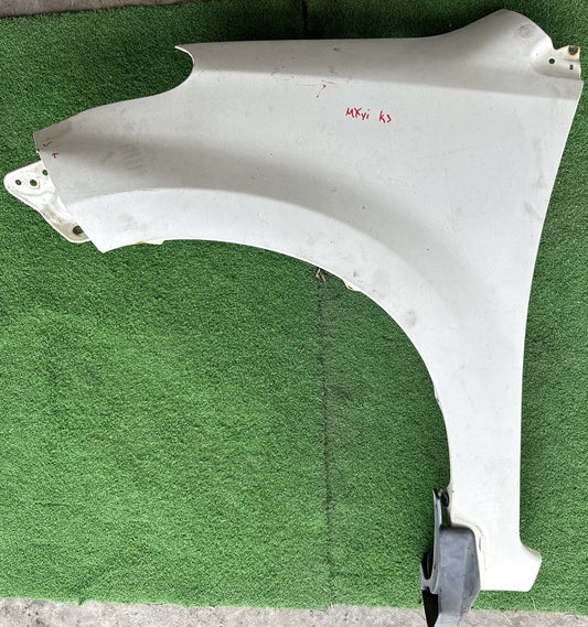 PERODUA MYVI K3 FRONT FENDER WITHOUT HOLE WHITE LH (FFWH010)