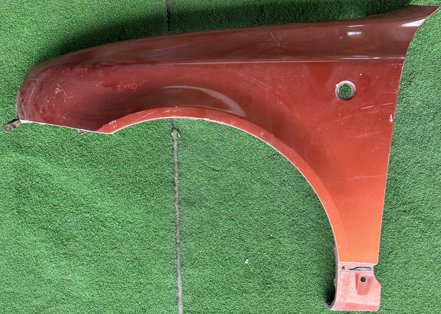 PROTON GEN2 FRONT FENDER WITH HOLE RED LH (FFWH013)