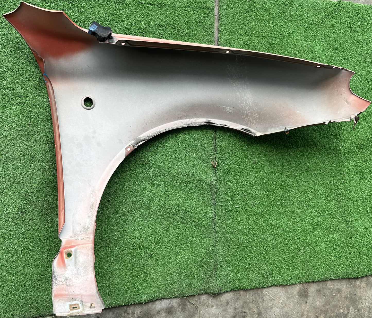 PROTON GEN2 FRONT FENDER WITH HOLE RED LH (FFWH013)