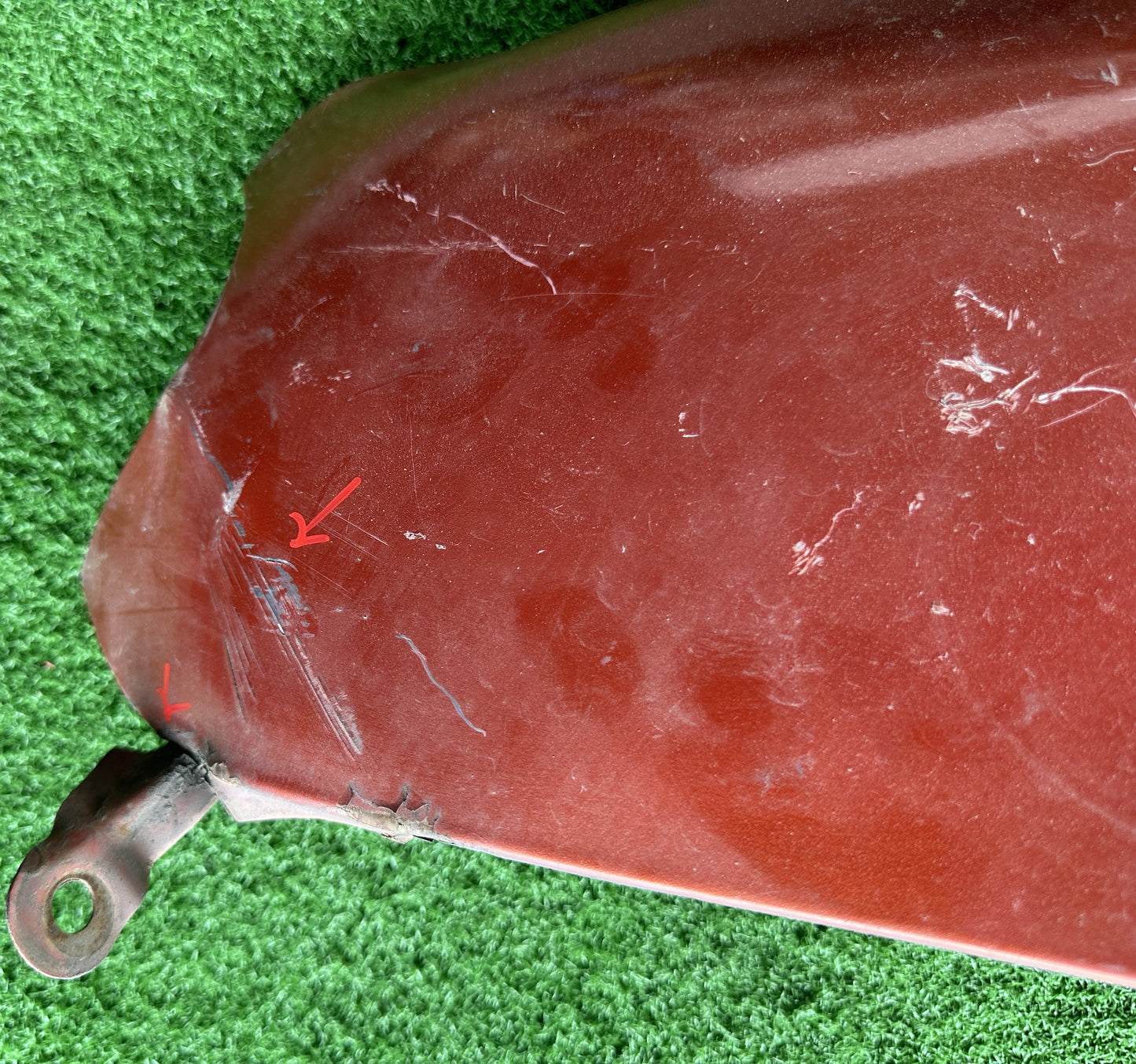 PROTON GEN2 FRONT FENDER WITH HOLE RED LH (FFWH013)