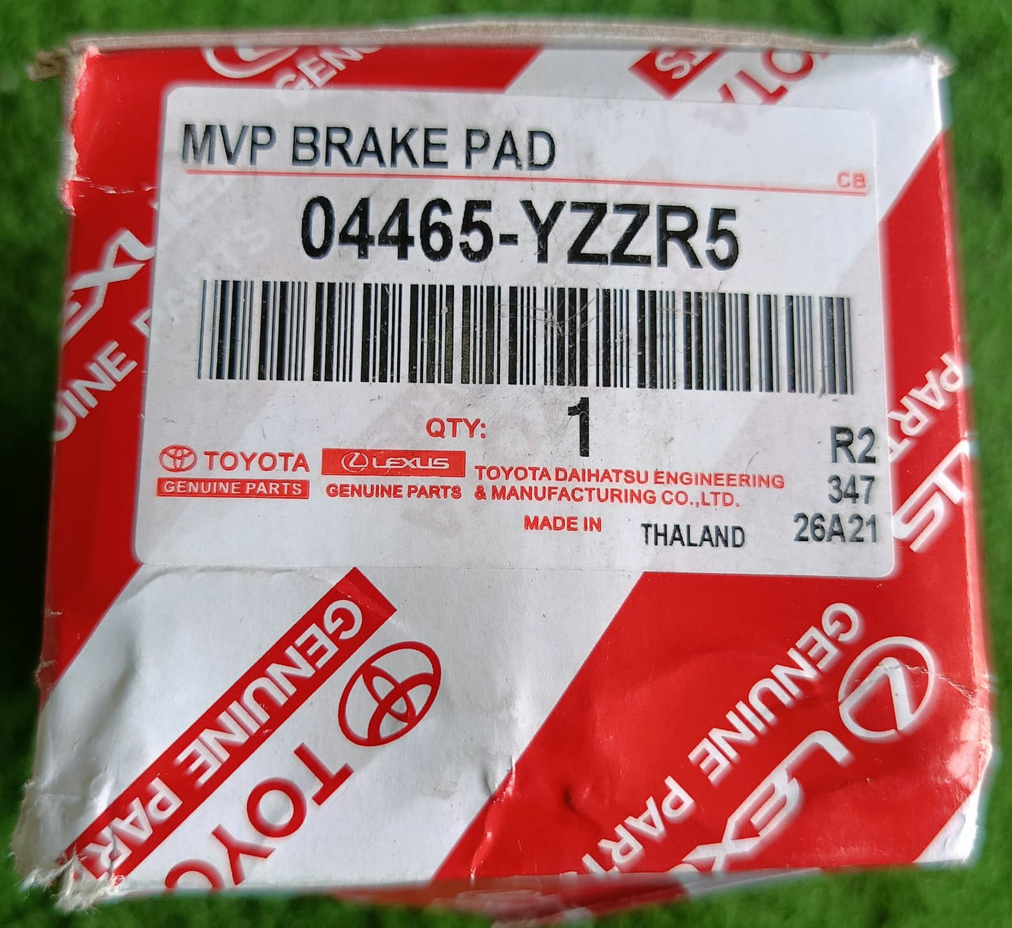 TOYOTA HILUX VIGO 2011 KUN25/26 FRONT DISC BRAKE PAD (OEM) (04465-YZZR5)