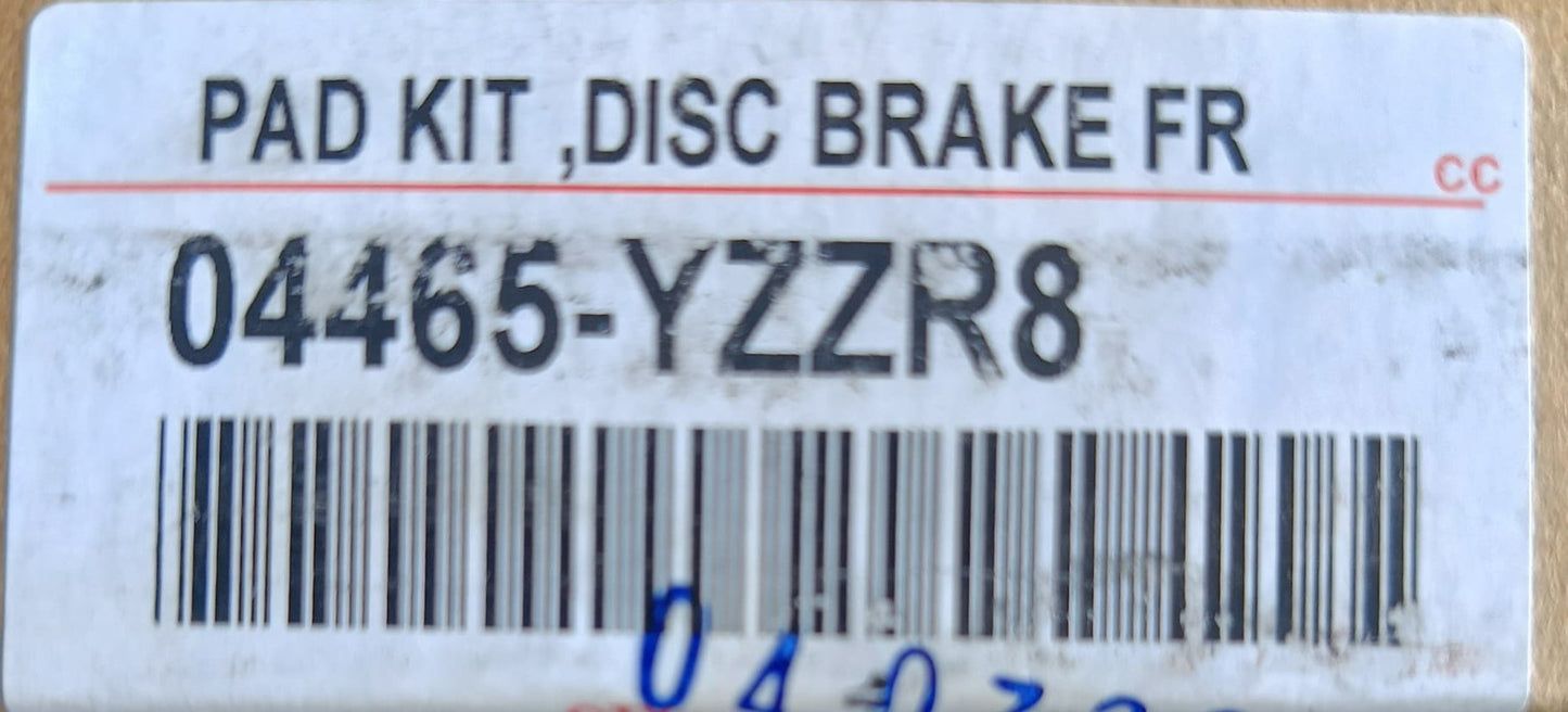 TOYOTA AVANZA ALL MODEL, RUSH FRONT DISC BRAKE PAD (OEM) (04465-YZZR8)