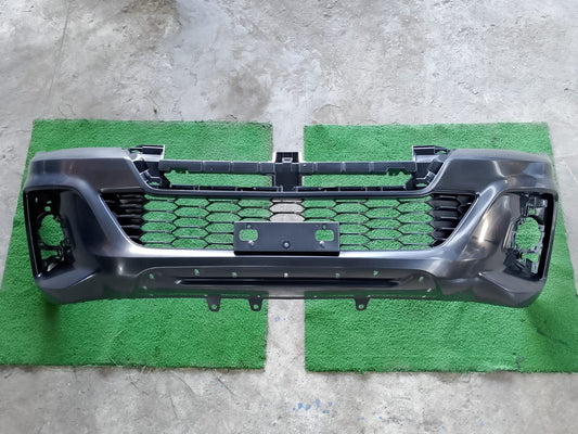TOYOTA HILUX REVO (GUN125) 2018 4DOOR FRONT BUMPER WITH HOLE AFTERMARKET TYN07P-1011A-NFNA