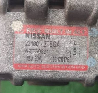 NISSAN LIVINA L11 ALTERNATOR (U) (23100-2TSOA-1-U)