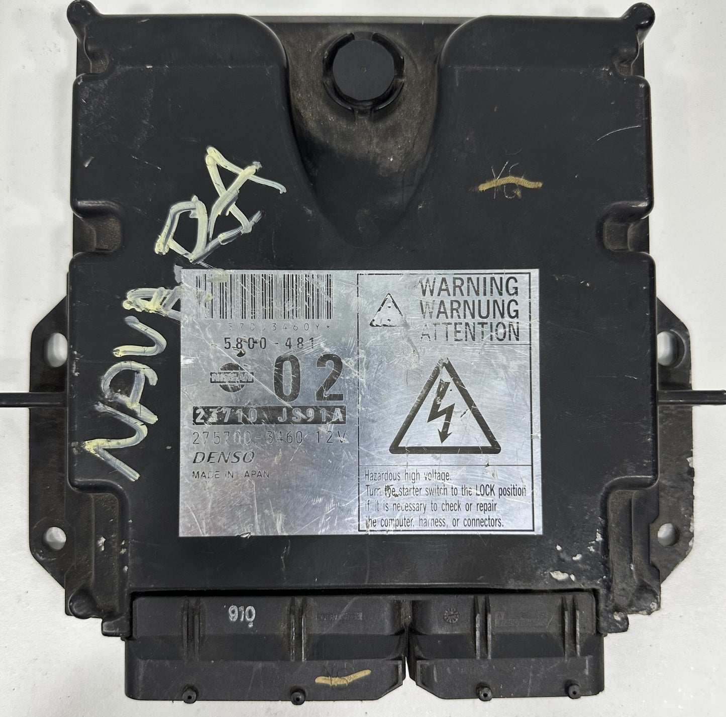 NISSAN NAVARA D40 ENGINE CONTROL ECU (02) (23710-JS91A)