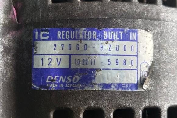 PERODUA MYVI 07 ALTERNATOR (27060-BZ060-U)