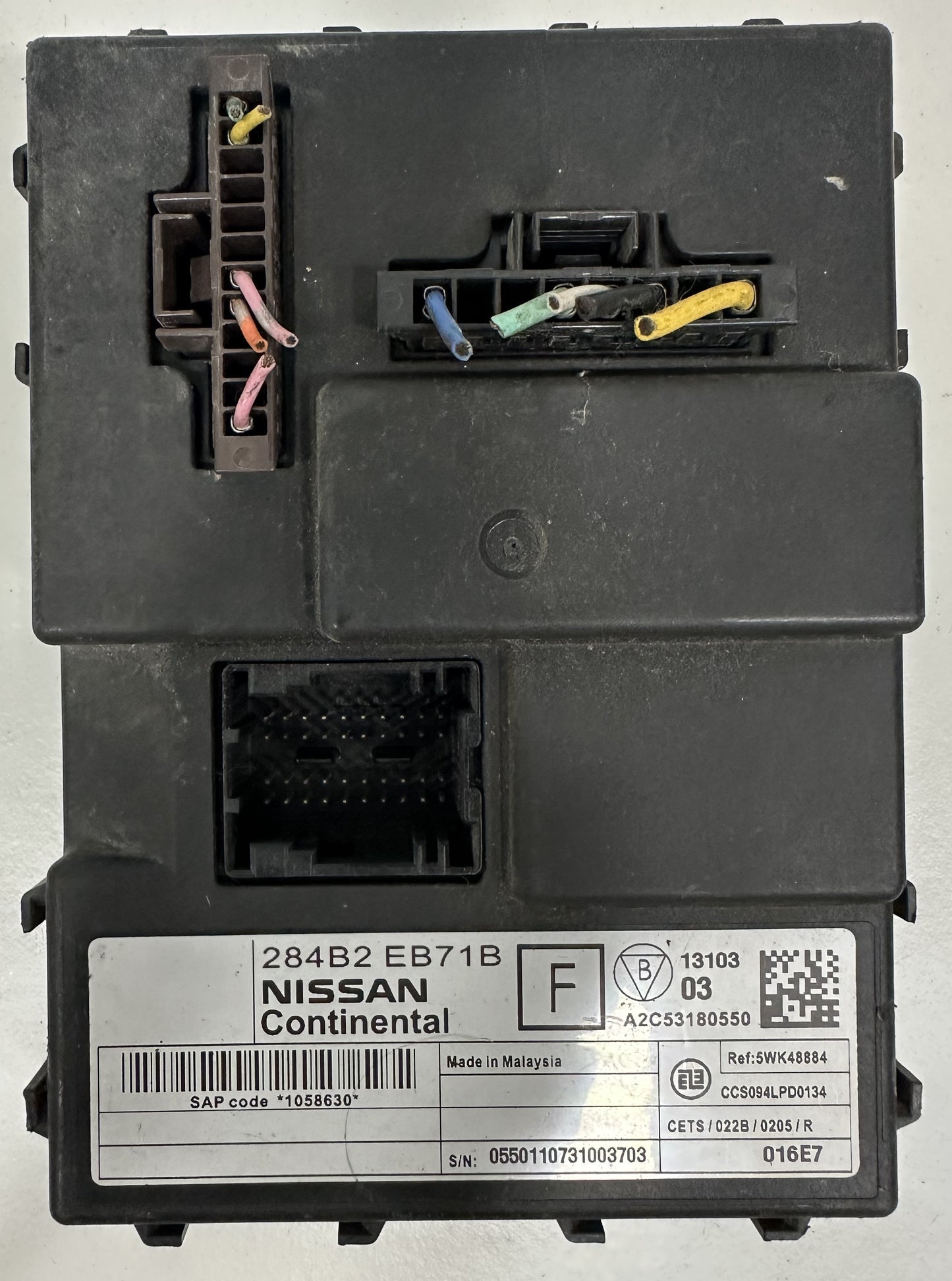 NISSAN NAVARA D40 BODY CONTROL MODULE ECU (F) (284B2 EB71B)