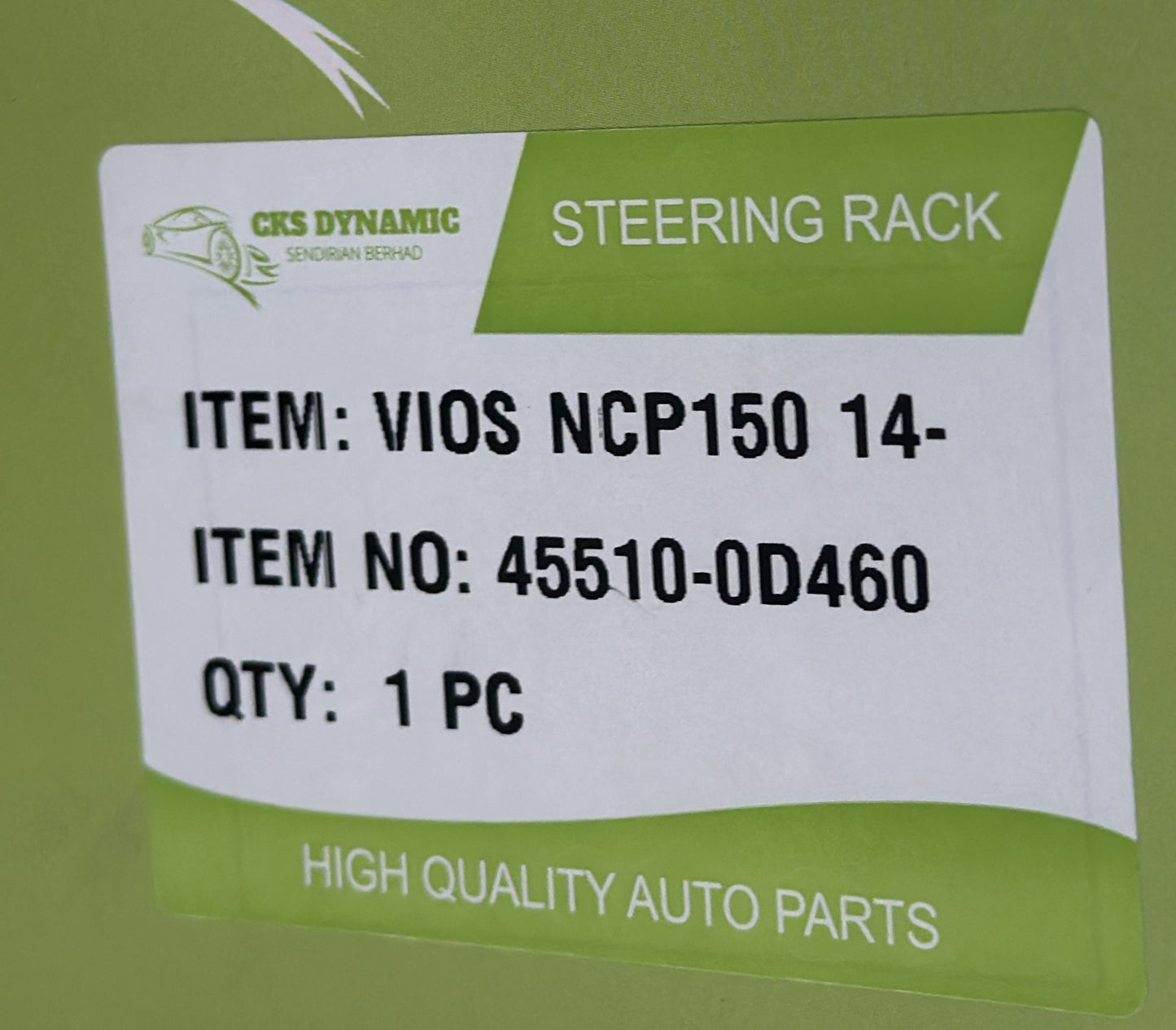 TOYOTA YARIS 14,VIOS NCP150 POWER STEERING RACK (45510-0D460)