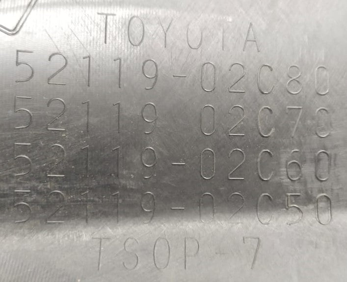 TOYOTA CAMRY XV50 FRONT BUMPER BLACK (52119-02C80)