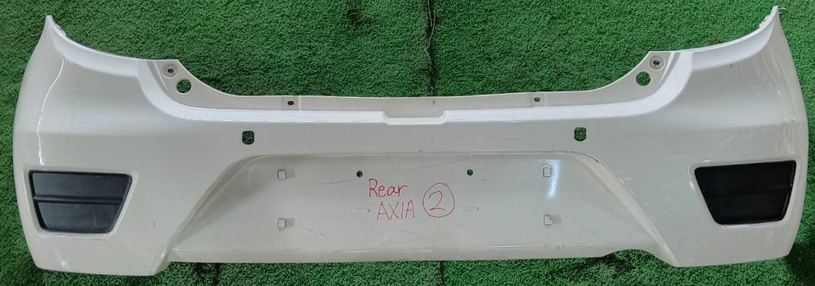 PERODUA AXIA D87A 2015 REAR BUMPER WHITE (52159-BZA60)