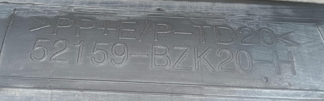TOYOTA RUSH REAR BUMPER BLACK (52159-BZK20)