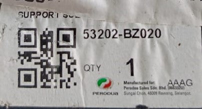 PERODUA BEZZA D18 SUPPORT SUB-ASSY RADIATOR PANEL RH (53202-BZ020)