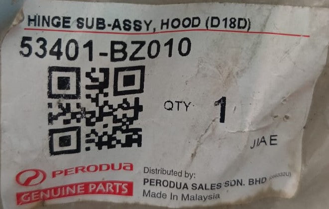 PERODUA VIVA D18D HING SUB-ASSY, BONNET RH (53401-BZ010)