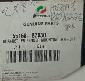 PERODUA VIVA FRONT FENDER BRACKET MOUNTING RH (55168-BZ030)