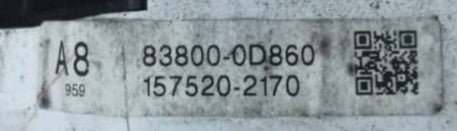 TOYOTA VIOS NCO42 METER AT (83800-0D860)