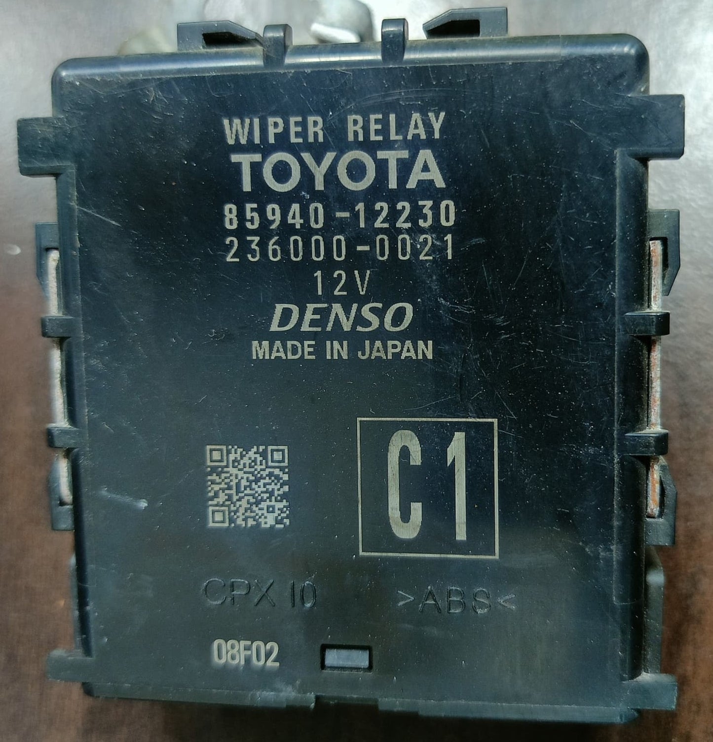 TOYOTA COROLLA CROSS WINDSHIELD WIPER RELAY ECU (85940-12230)