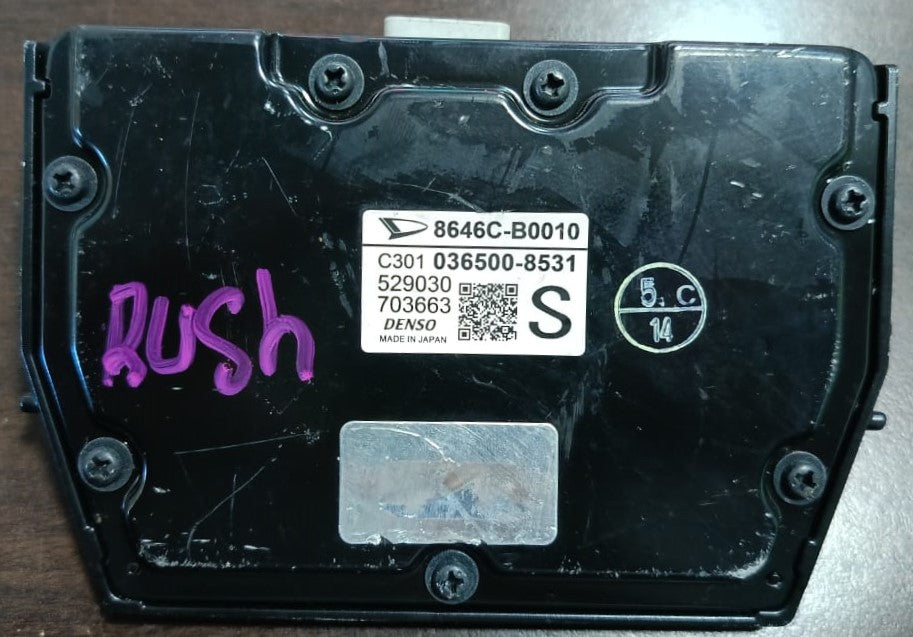 TOYOTA RUSH/ PERODUA ARUZ CAMERA OBJECT RECOGNITION ECU (8646C-B0010)