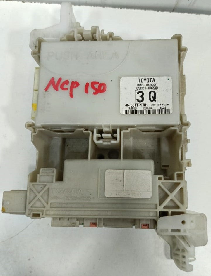 TOYOTA VIOS NCP150 FUSE BOX (89221-0D230)