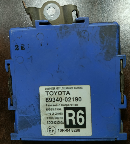 TOYOTA COROLLA CROSS CLEARANCE WARNING ECU (89340-02190)
