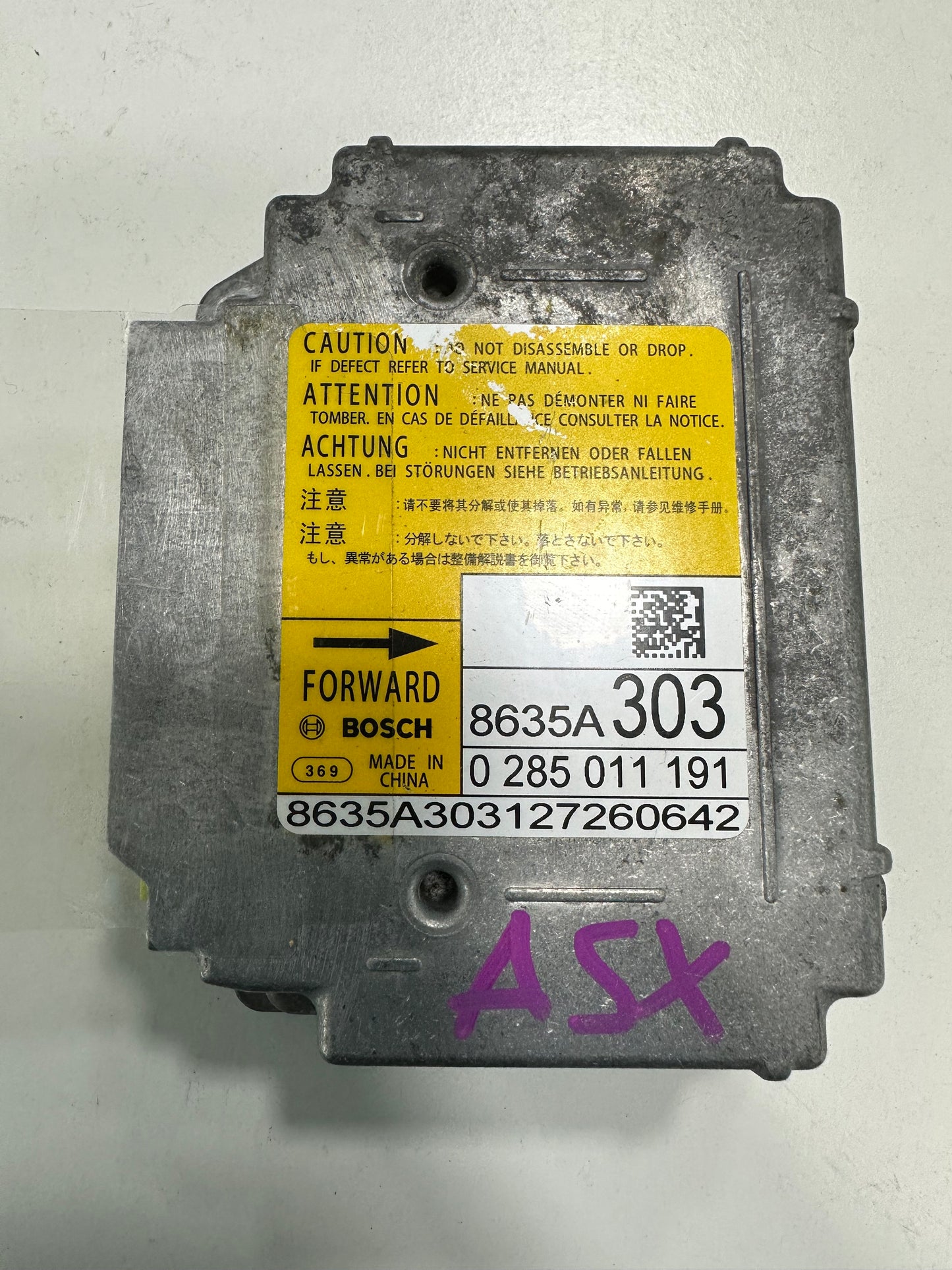 MITSUBISHI ASX AIRBAG ECU (8635A303)