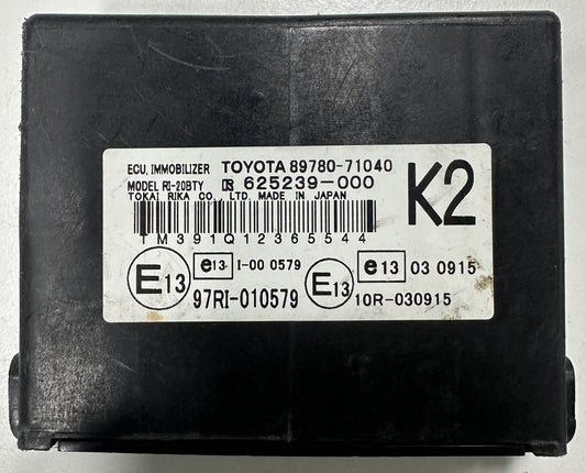 TOYOTA HILUX VIGO / FORTUNER IMMOBILIZER ECU (K2) (89780-71040)