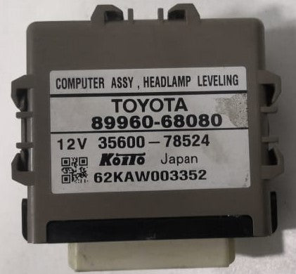 TOYOTA WISH COMPUTER ASSY HEAD LAMP LEVELING ECU (89960-68080)