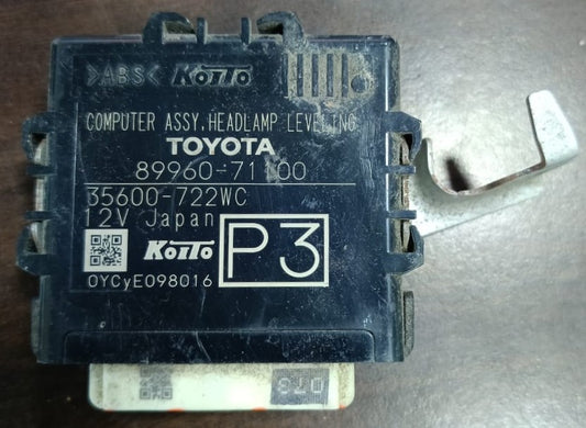 TOYOTA HILUX VIGO COMPUTER HEAD LAMP ECU (89960-71100)