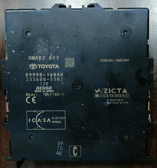 TOYOTA COROLLA CROSS SMART KEY ECU (89990-16040)