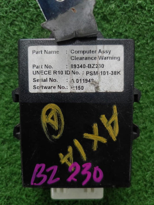 PERODUA AXIA COMPUTER ASSY CLEARANCE WARNING (89340-BZ230)