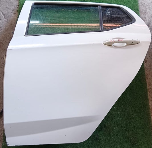 PERODUA AXIA DOOR PANEL WHITE REAR LH COMPLETE (DP00009)