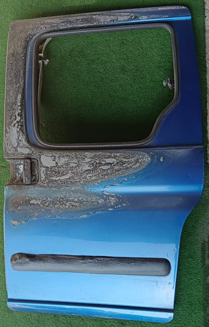 CITROEN BERLINGO DOOR PANEL RLH COMPLETE BLUE (DP00171)