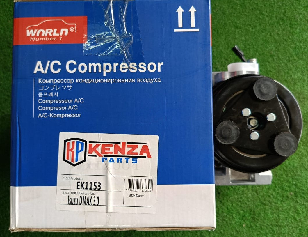 ISUZU DMAX 3.0/VCROSS 1A COMPRESSOR - NEW KENZA EK1153 (CP-ID04C)