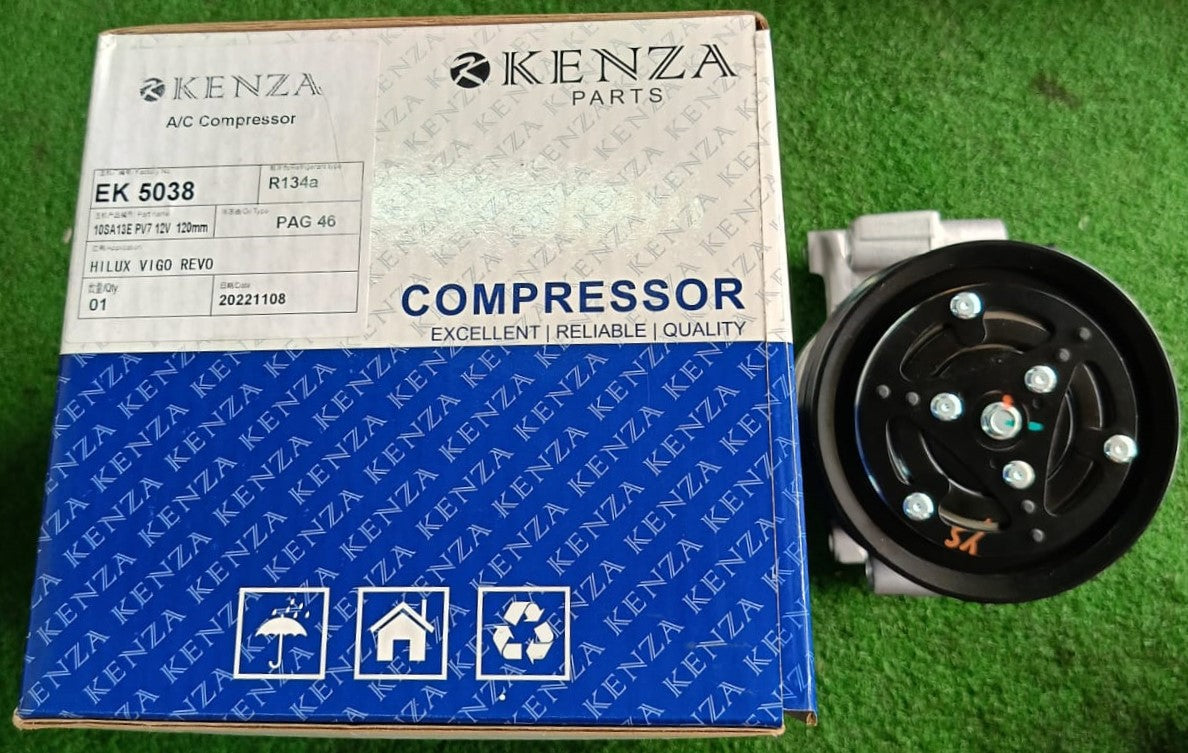 TOYOTA HILUX REVO 2017 10SA13E 7PK COMPRESSOR - NEW KENZA EK5038 (CP-TH11)