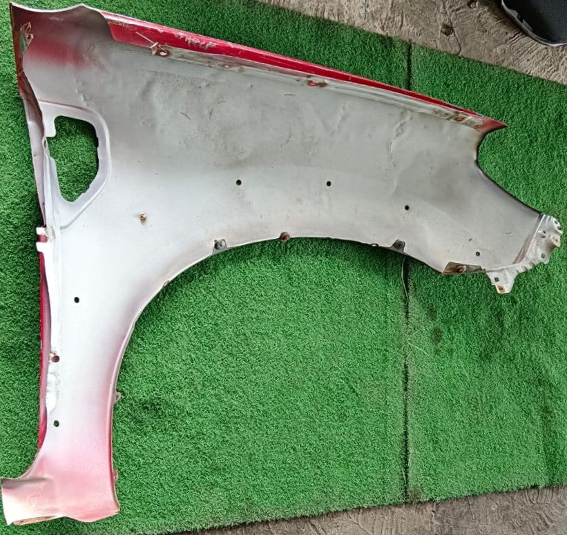 FORD RANGER T6 FRONT FENDER WITH HOLE RED LH (FFWH053)