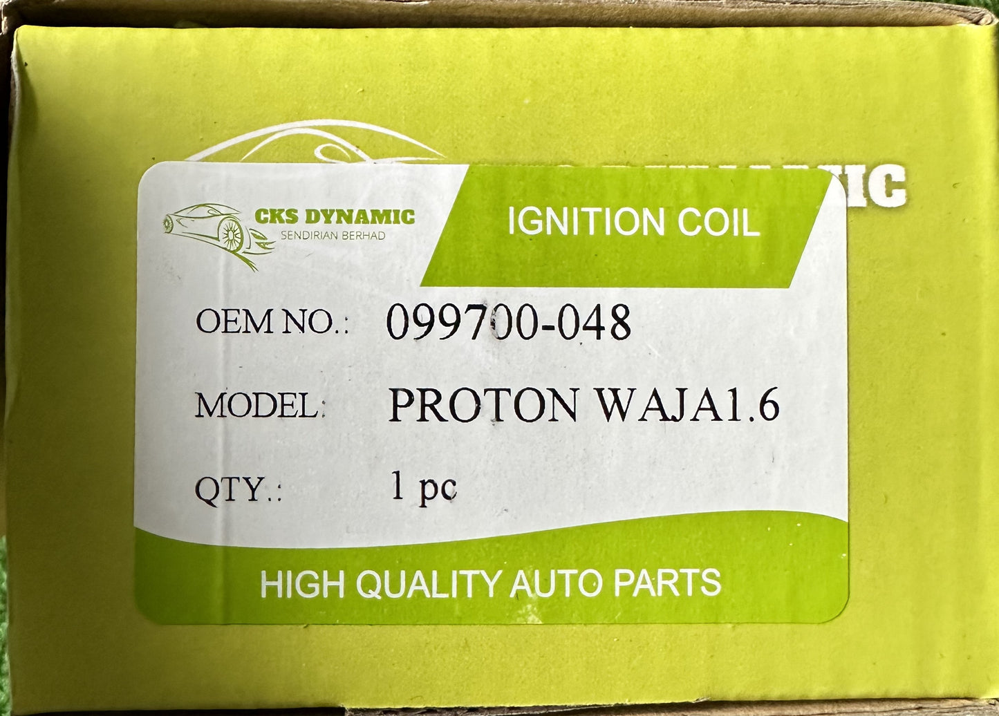 PROTON WAJA 1.6 IGNITION COIL (099700-048)