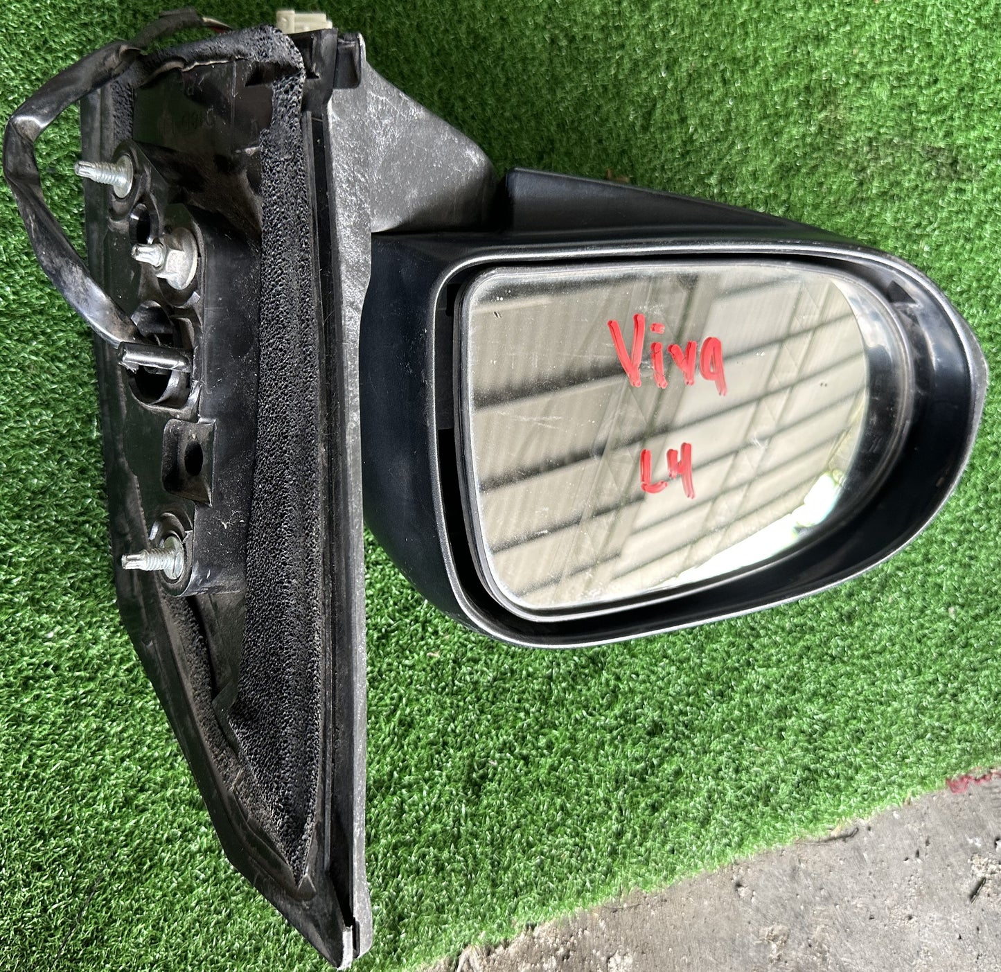 PERODUA VIVA SIDE MIRROR 3WIRE LH BLACK (SM00018)