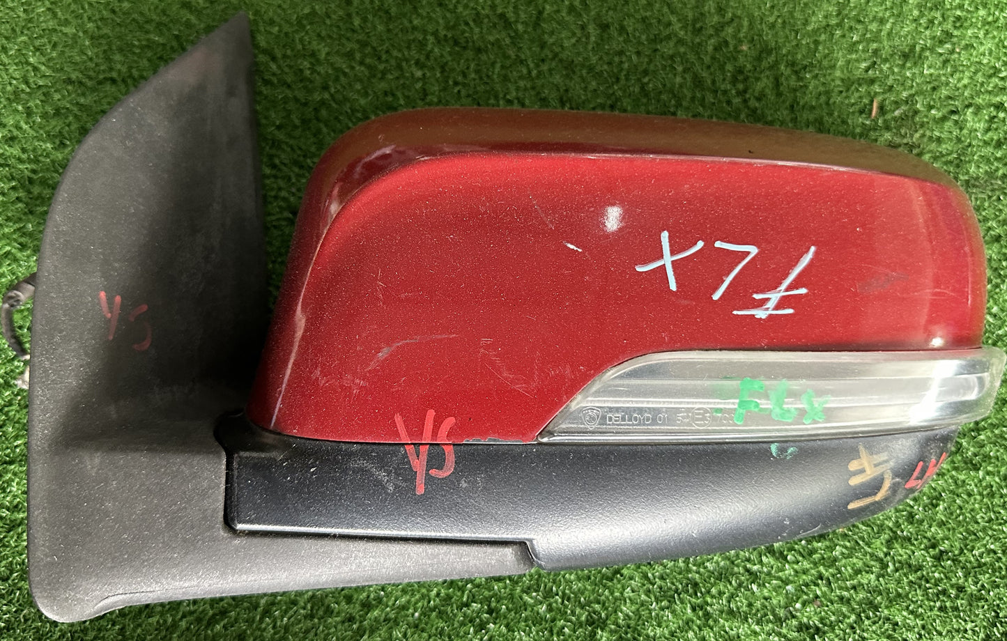 PROTON SAGA FLX SIDE MIRROR 2WIRE LH RED (PW940199-2)