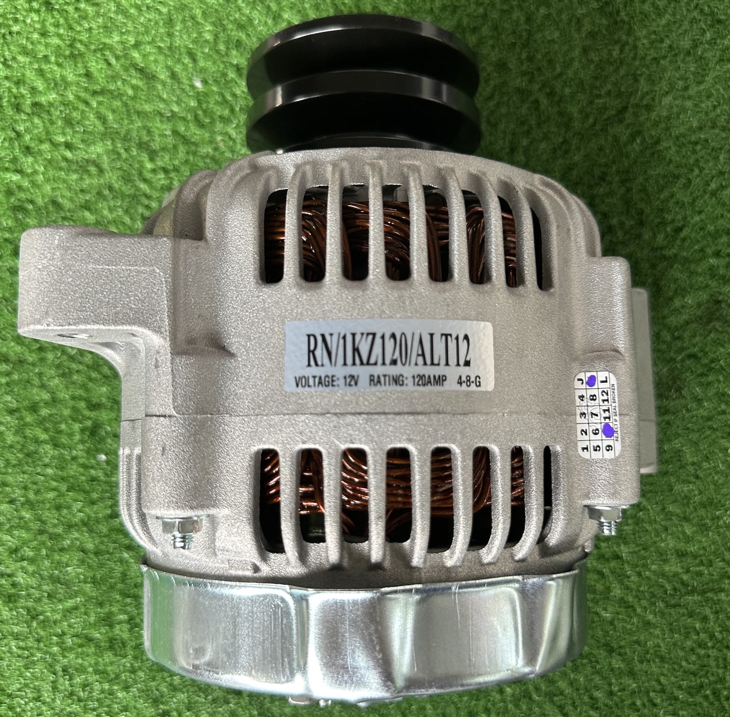 TOYOTA 1KZ PRADO 12V 120A 3PIN ALTERNATOR (RN/1KZ120/ALT12) (RECOND)