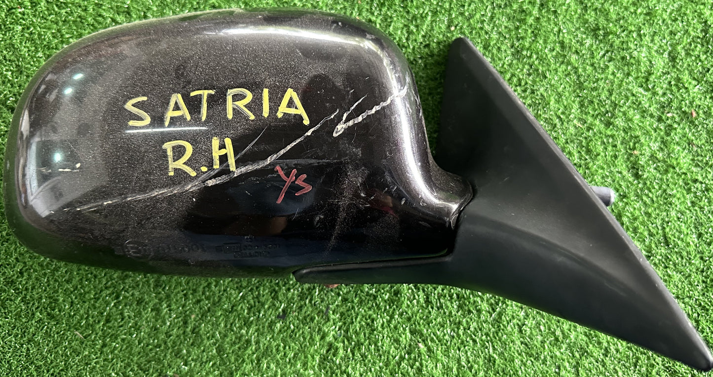 PROTON SATRIA SIDE MIRROR NO WIRE RH BLACK (SM00055)