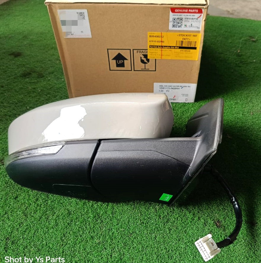 PERODUA ATIVA 1.0 H 2021 SIDE MIRROR 9 WIRE WITH LAMP (AUTO FOLDABLE) RH (PDT01A-2650T-RONG) (87910-BZP60) (OEM)