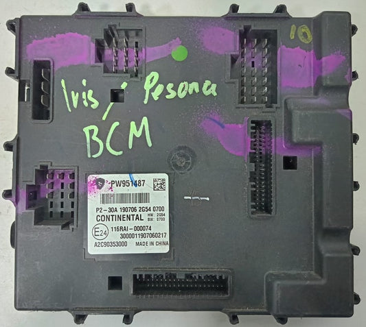 PROTON IRIZ BODY CONTROL MODULE ECU (PW951487)