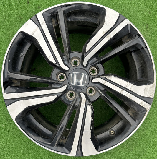 HONDA CIVIC 5HOLE 17X7J RIM BLACK SILVER (RIM00050)