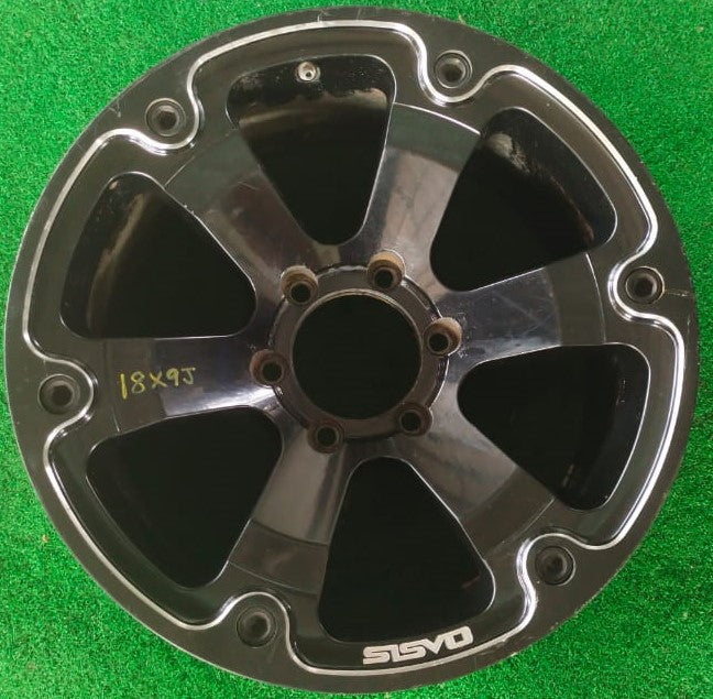 SPORT RIM 6HOLE 18X9J BLACK RIM (RIM00105)