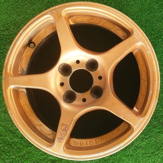 SPORT RIM 4HOLE 14X6JJ ORANGE RIM (RIM00108)