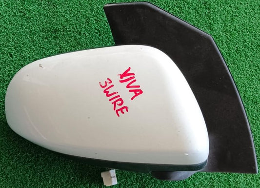 PERODUA VIVA SIDE MIRROR 3WIRE WHITE RH (SM00089)