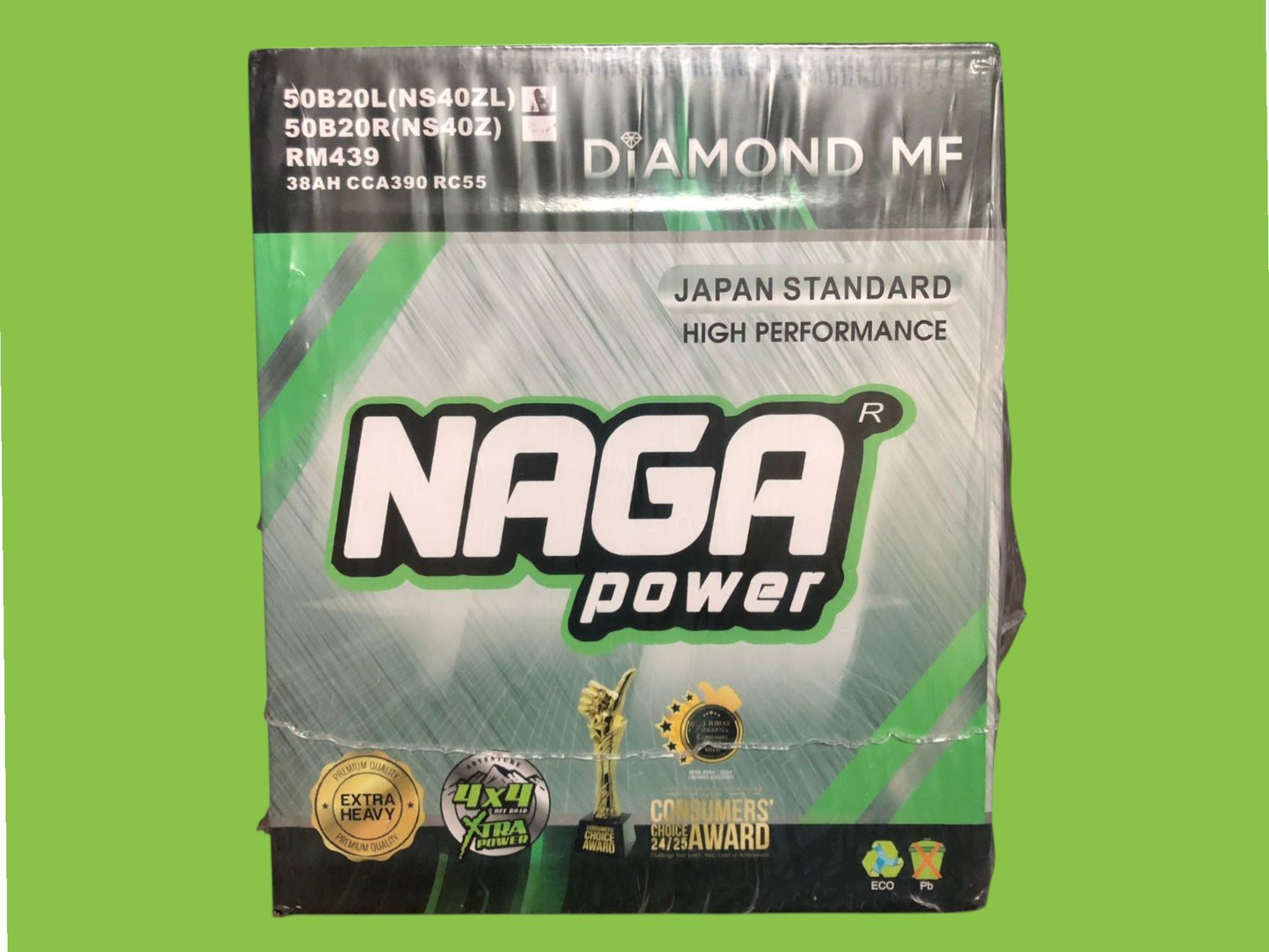 NAGA DIAMOND BATTERY 50B20L (NS40ZL) MF (NEW) (MNS40ZL)